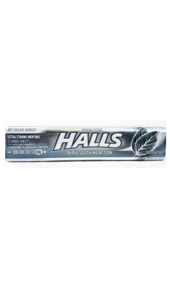 HALLS, 9 Extra Strong Menthol Lozenges - Green Valley Pharmacy Ottawa Canada