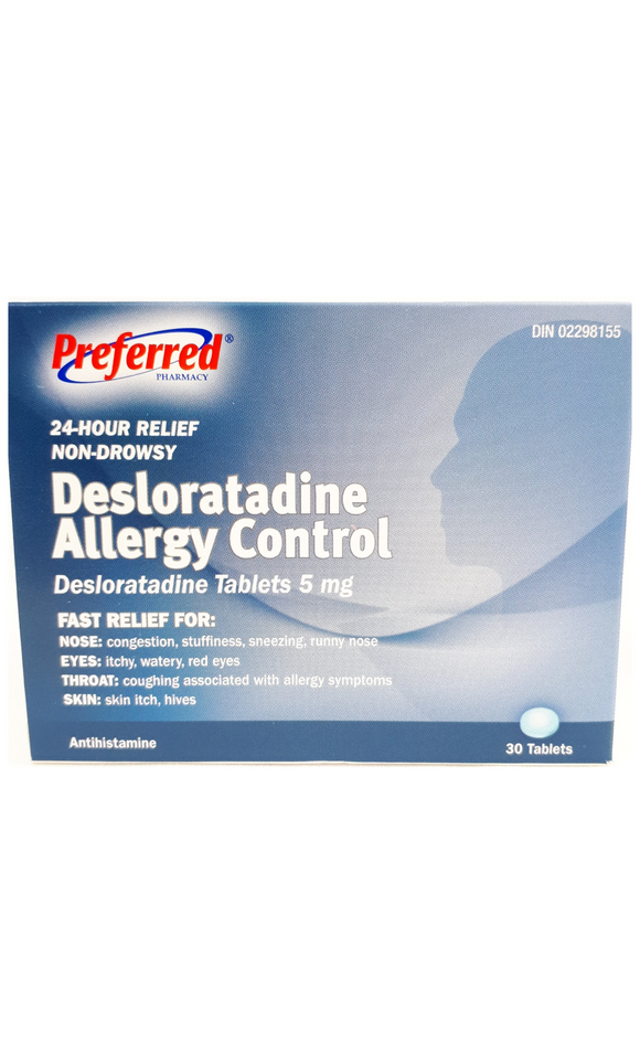 Desloratadine Allergy Control, 30 tablets - Green Valley Pharmacy Ottawa Canada