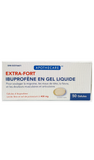 Extra Strength Ibuprofen liquid gel capsules, 400mg, 50 capsules - Green Valley Pharmacy Ottawa Canada