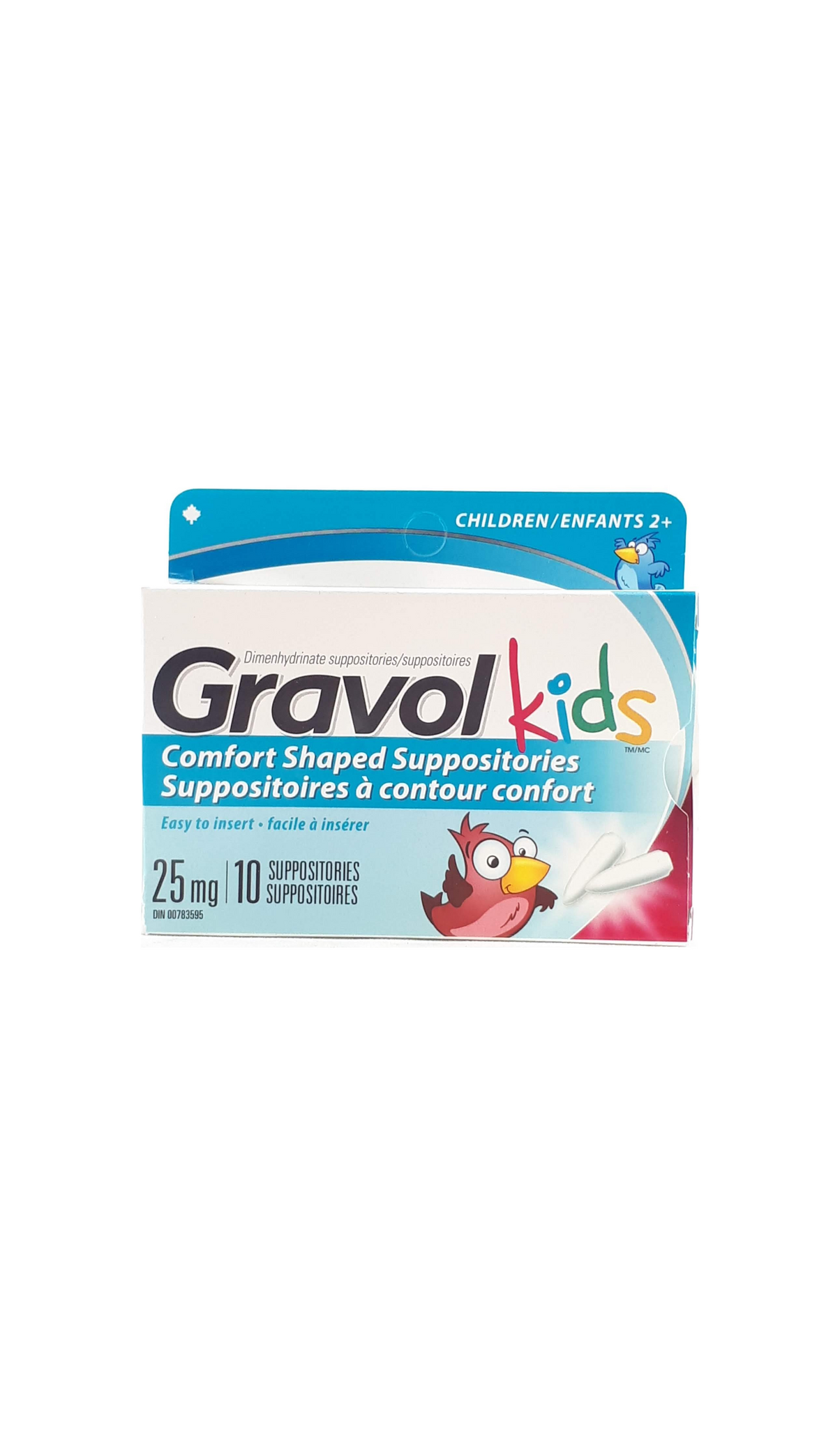 GRAVOL™ Comfort-Shaped Suppositories