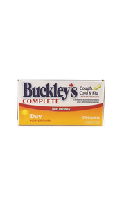 Buckleys Complete Daytime, Cough Cold & Flu, 24 caplets - Green Valley Pharmacy Ottawa Canada