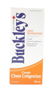 Buckley's Chest Decongestant, 150 mL - Green Valley Pharmacy Ottawa Canada