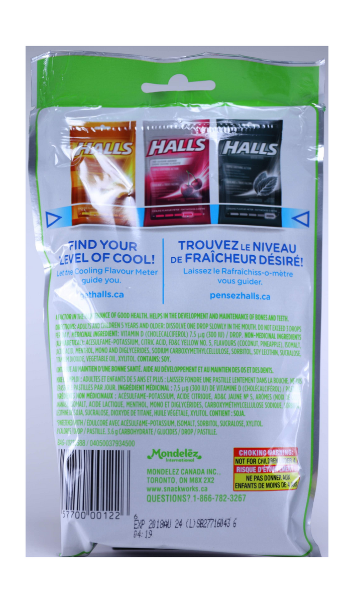 Halls, Tropical Flavor, 17 Lozenges – Green Valley Pharmacy