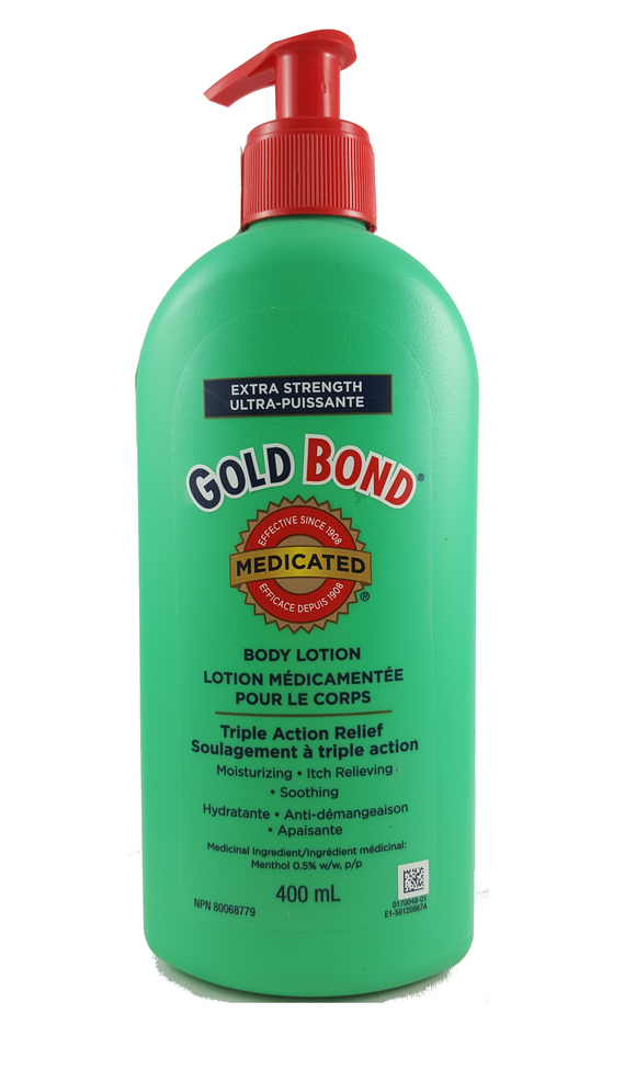 Gold Bond Medicated Cream, 400 mL - Green Valley Pharmacy Ottawa Canada